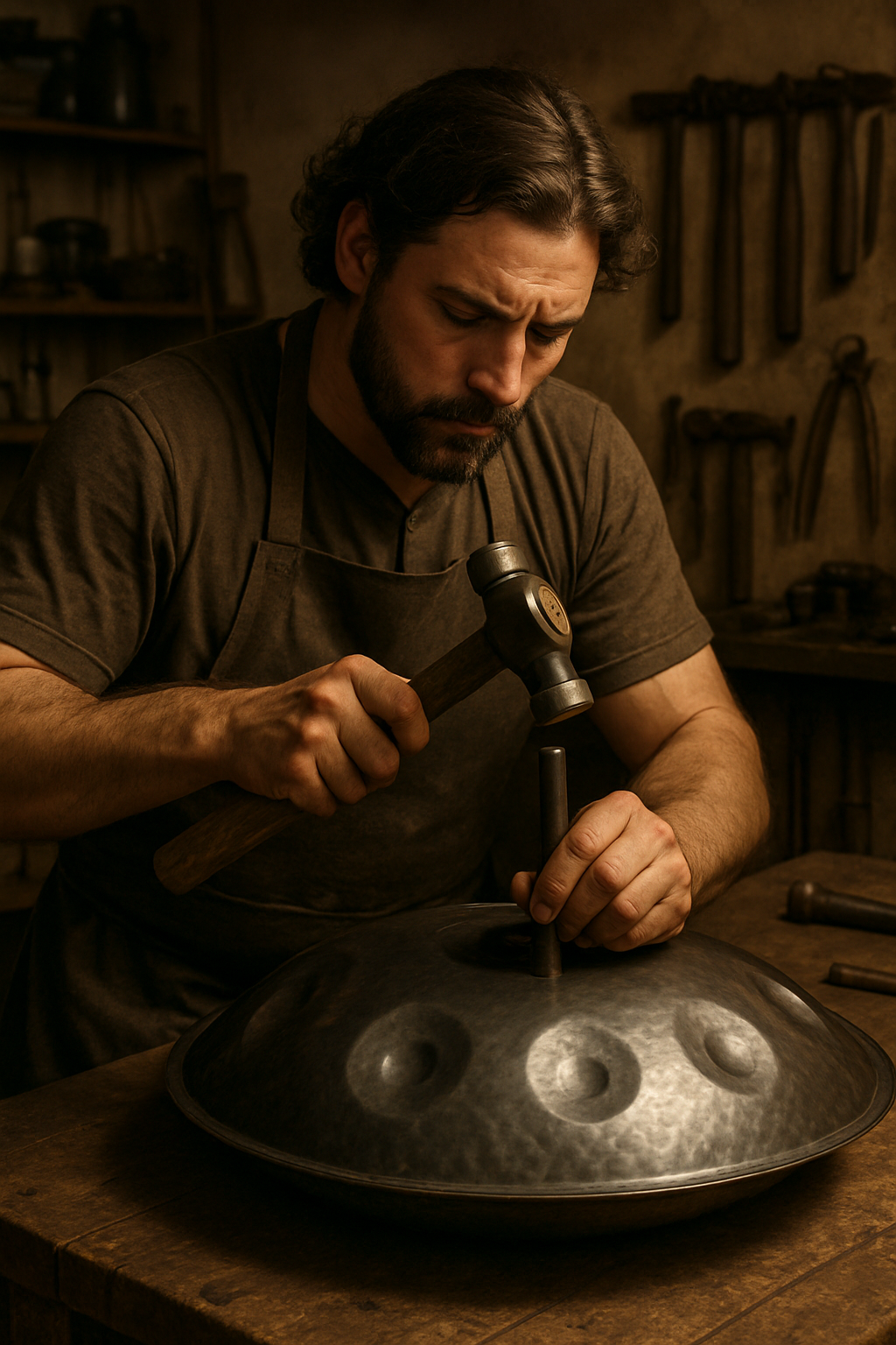 handpan Miłość i Spokój - ręczna produkcja